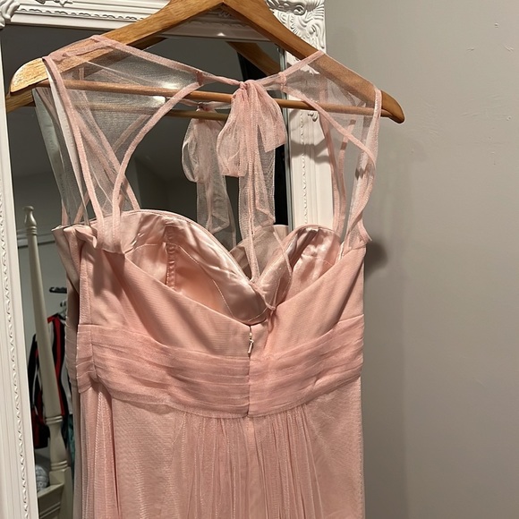 028 Bill Levcoff Bridesmaid Blush Pink formal prom - Picture 5 of 10